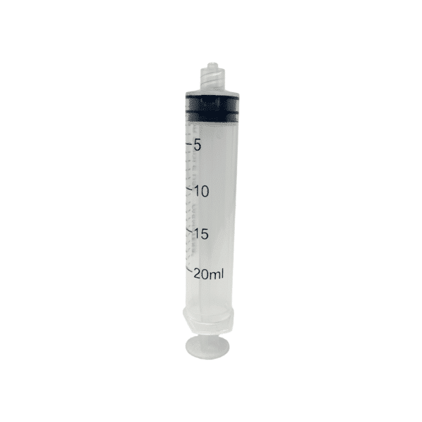 seringi luer lock 20 ml, farmac-zabban, vertical