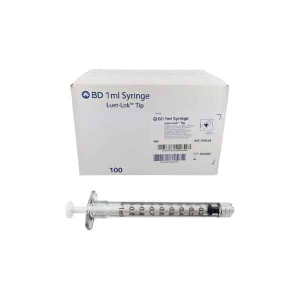 seringi luer lock 1ml, 100