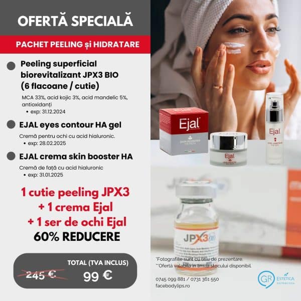 JPX3 BIO, Ejal Eyes Contour, Ejal Crema SkinBoosterHA, 1 + 1 + 1