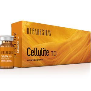 Reparestim Cellulite. Normalizează aspectul celulitei și elasticitatea pielii. 5 flacoane x 10 ml