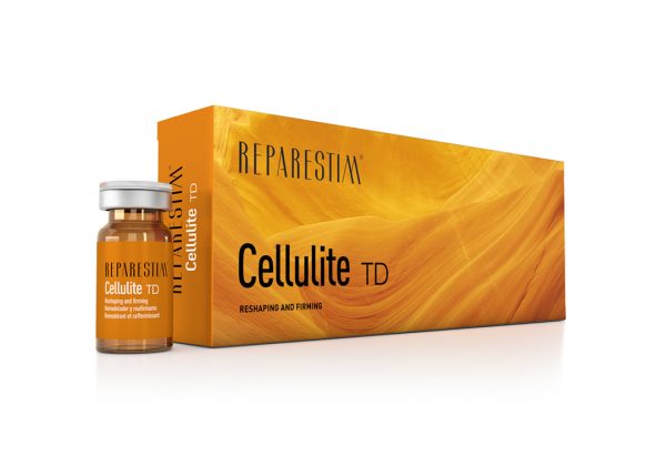 Reparestim Cellulite. Normalizează aspectul celulitei și elasticitatea pielii. 5 flacoane x 10 ml