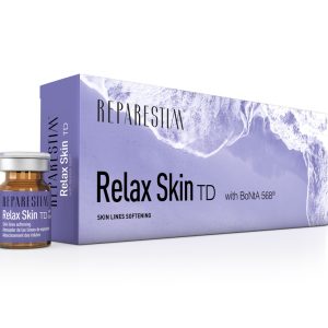 Reparestim Relax Skin cu Bonta. Repară, reumple și stimulează fața și decolteul, 5 flacoane x 5 ml