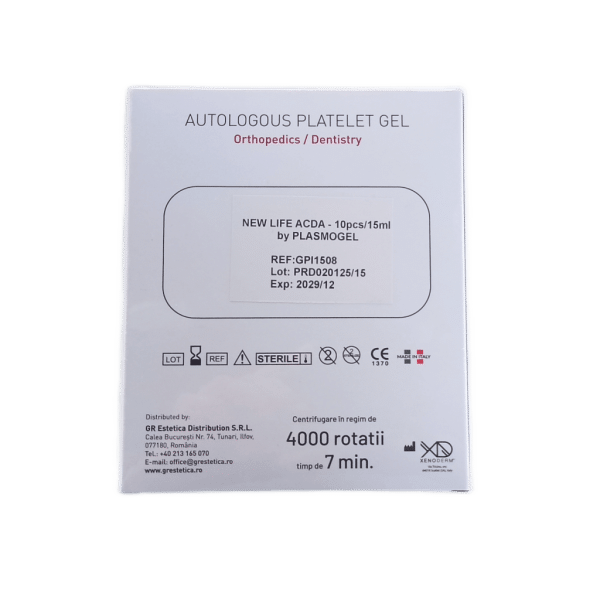 eprubete prp gel, 15ml