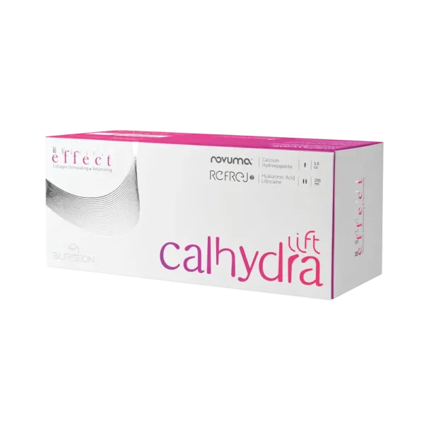 Calhydra Lift Burgeon – Kit Biostimulator Injectabil CaHA (Novuma 1.5ml) + HA (Refrej 2x1ml) pentru Lifting Imediat, Hidratare și Fermitate Naturală