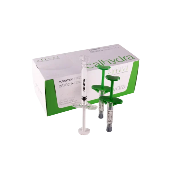 Calhydra Burgeon – Kit Biostimulator Injectabil CaHA (Novuma 1.5ml) + HA (Refrej 2x1ml) pentru Hidratare Imediată și Stimulare Colagen Profundă